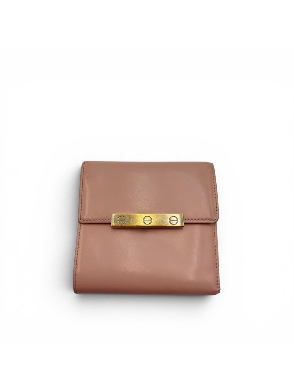 Cartier Love Wallet Pink Leather